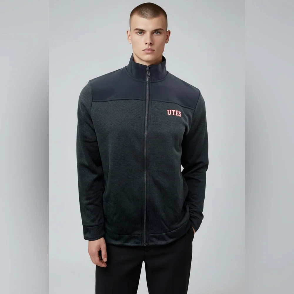 Under Armour Men’s Size Medium Long Sleeve University Of Utah Fleece Jacket